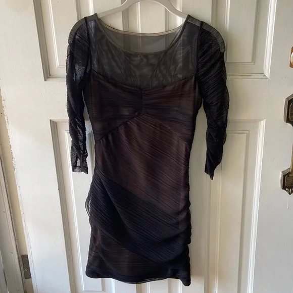BCBGMaxAzria | Dresses | Black Bcbg Mini Dress | Poshmark